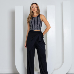 Cropped Lua Preto Maria Dondoca